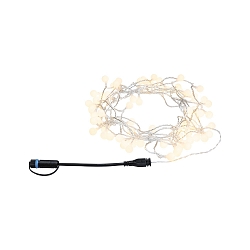 light chain PLUG & SHINE LIGHT CHAIN 7 long IP44, black dimmable