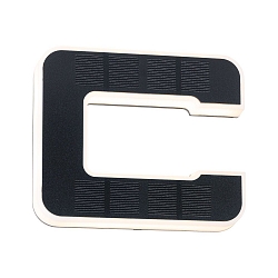 illuminated house number IP44, black 
