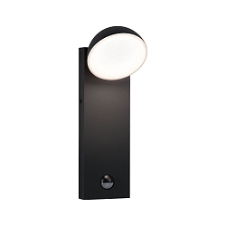 outdoor wall luminaire PUKA PIR with motion detector LED IP44, anthracite