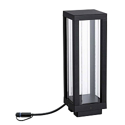lantern PLUG&SHINE CLASSIC RGBW, ZigBee controllable LED IP44, anthracite dimmable
