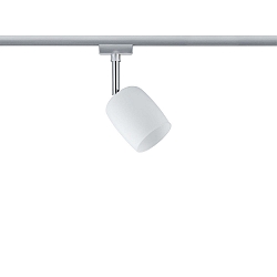 Paulmann URail Spot Blossom, excl. lamp, max. 10W G9, chrome matt, satined glass