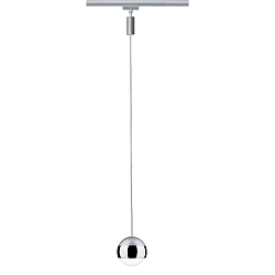 Paulmann URail LED Pendelum Capsule II, 6W, dimmable, chrome matt