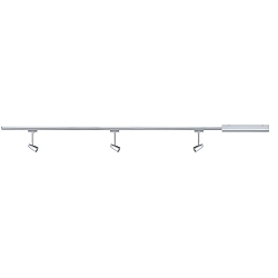 Paulmann URail Set Barelli, excl. lamp, max. 10W, GU10, chrome matt