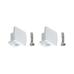 Paulmann URail End cap 2-pack, white