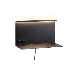 wall luminaire JARINA LED IP20, black dimmable