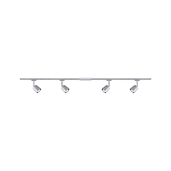 spot URAIL COVER with feed-in option, set of 4 GU10, chrome, chrome matt dimmable