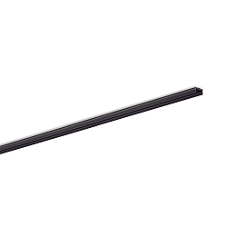U profile SMALL U FLAT F 17/10 B1C1, black, white matt