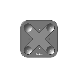 bluetooth wall controller SMART XPRESS-LR programmable, battery-powered, black