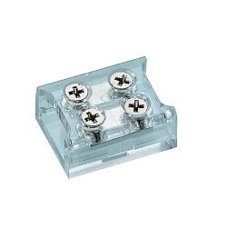 direct connector VARDAFLEX 0.8CM 2-pole, transparent