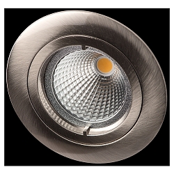 Alu die-cast Recessed spot for MR16, without Snap ring, fixed, IP20, iron brushed