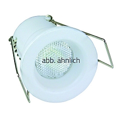 recessed luminaire IP40, white dimmable 85lm 2900-3100K CRI 80-89