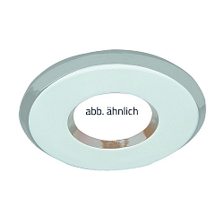 recessed luminaire rigid IP44, mat, satined, white