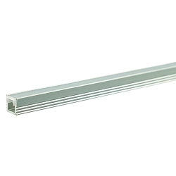 U profile MUP6/6 MINI, anodised aluminium