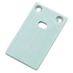 end cap UP20/11 / H37MM with feed-in option, aluminium