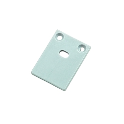 end cap UP20/11 / H27MM with feed-in option, aluminium