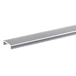accessories profile cover EP18/18 / WEP26/70 SEMI-FROSTED 2M slightly arched, white 200cm