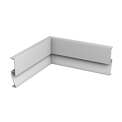 corner connector SOCKET PROFILE PFG401 corner outside, silver