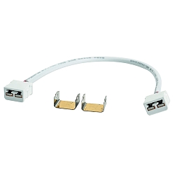 connector VARDAFLEX 8MM...10MM with feed-in option, bendable, white
