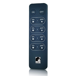 remote control HAND / 4 ZONES / SINGLE COLOUR 1-fold, 1 channel, with output for radio control signal (RF)