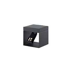 battery solar lamp ALEA with sensor IP65, graphite grey