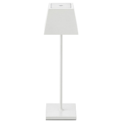 battery table lamp NUINDIE square, CCT Switch, dimmable IP54, snow white dimmable
