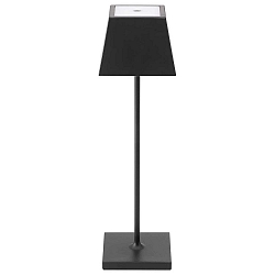 battery table lamp NUINDIE square, CCT Switch IP54, night black dimmable
