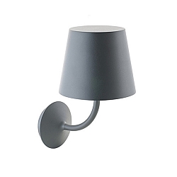 LED Outdoor Wall luminaire NUPARA, 230V, IP65, � 16.5cm / H 28.2cm / D 22.2cm, 7W 2700K 540lm, die-cast aluminum, anthracite