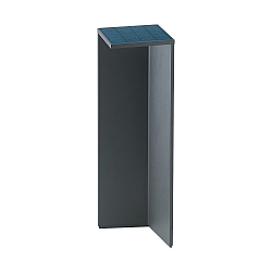 LED Cordless Solar luminaire NUSOLAR with sensor, IP54, height 50cm, 2.2W 2700K 151lm, anthracite