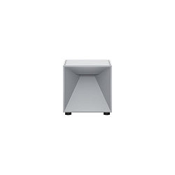battery table lamp NUTALIS MINI IP54, fog grey dimmable