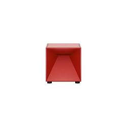 battery table lamp NUTALIS MINI IP54, fire red dimmable