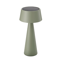 battery table lamp SOLINO IP44, sage green dimmable