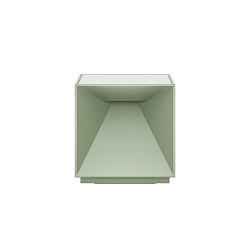 battery table lamp NUTALIS IP54, sage green dimmable