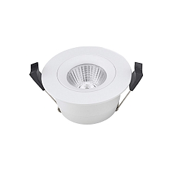 recessed luminaire ARGENT swivelling IP54, white dimmable 8W 580lm 3000K 36� 36� CRI 90