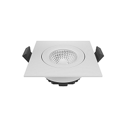 recessed luminaire DILED square IP20, white dimmable 6W 380lm 3000K 36� 36� CRI 95