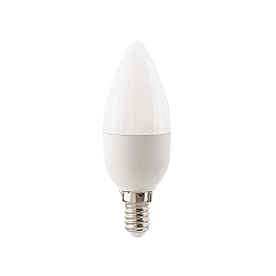 LED Light bulb candle ECOLUX, 230V, � 3.5cm / L 11cm, E14, 8W 2700K 806lm 250�, not dimmable, opal