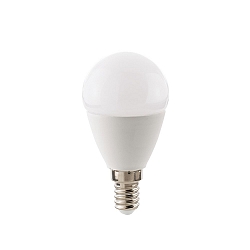LED Light bulb ECOLUX DROP DTW, 230V, � 4.5cm / L 8.6cm, E14, 6W 1800-2700K 470lm 220�, Dim-To-Warm, Opal
