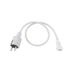 Feed-in for 230V High voltage LED Strips with 1.5cm width, length 150cm, incl. silicone gel, white, with Schuko plug