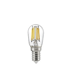 LED Filament Tube lamp S28, 230V, � 2.6cm / L 6.1cm, E14, 2.5W 2700K 250lm 300�, clear