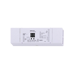 DALI Receiver DC / DC, In/Out 12-36V DC, 4x 120W (24V), 4x 5A constant current, incl. DALI sddress display, dimmable