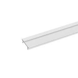 Cover for Surface profile 15, flush, length 100cm, clear
