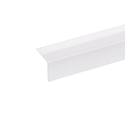 Cover for Corner profile 10, square, length 100cm, opal