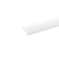 Cover for Surface profile 15, flush, length 100cm, opal