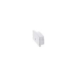 Endcap for Surface profile 15, flush, with hole