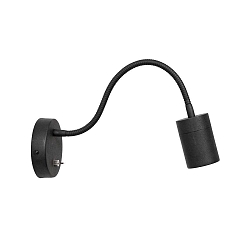 wall luminaire UPROUND 1 flame GU10 IP20, black 