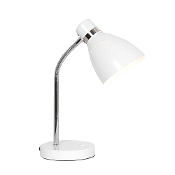 table lamp SPRING tiltable E27 IP20, white 