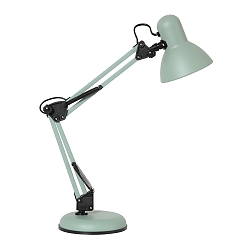 table lamp STUDY tiltable E27 IP20, green