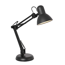 table lamp STUDY tiltable E27 IP20, black