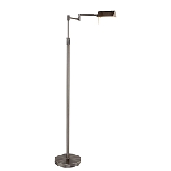 Mexlite Floor lamp KARL, 1 flame, steel