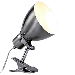 Steinhauer Spot SPRING zum Klemmen, 1 flame, metal, silver