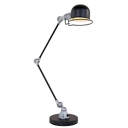 Mexlite Table lamp DAVIN, 1 flame, reflector, black